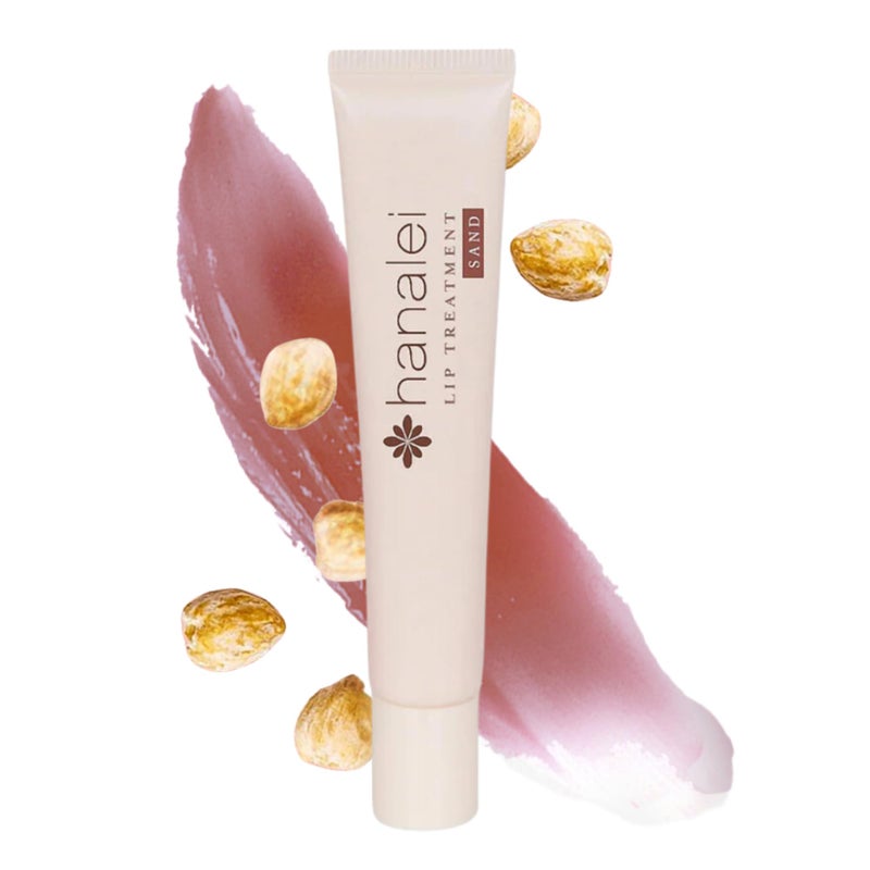 Hanalei Lip Treatment for Dry, Chapped Lips â€“ Intensive Overnight Moisturizer with Kukui Oil, Shea Butter & Grapeseed Oil â€“ Hydrating Balm for Healing Cracks â€“ Natural Nude Tint, 15g â€“ Cruelty-Free - Image 1